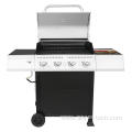 Outdoor Backyard BBQ Grill With Side Burner